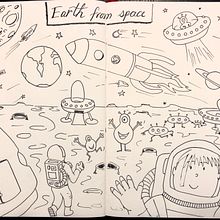 My project in The Art of Sketching: Transform Your Doodles into Art course. Children's Illustration, and Traditional illustration project by cristiortega - 08.10.2020