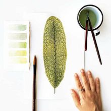 Aquarelas para TexPrima. Un progetto di Illustrazione tradizionale, Illustrazione botanica, Illustrazione con inchiostro, Pittura e Pittura ad acquerello di Franncine de Miranda (Estúdio Luares) - 01.05.2018