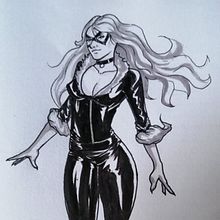Black Cat! final result. Traditional illustration project by Josue Gutierrez - 07.11.2020