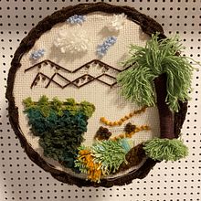 Meu projeto do curso: Criação de tapeçarias bordadas. Un progetto di Pittura ad acquerello di ledacastello - 25.08.2020