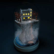 Mi Proyecto del curso: Creación de mundos 3D en miniatura con Procreate y Cinema 4D. 3D, Digital Architecture, Creativit, 3D Design, and 3D Modeling project by Alejandro Vicente - 08.10.2020