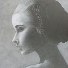 Meu projeto do curso: Retrato realista com lápis grafite.  projeto de ilustracao_andrea - 11.08.2020