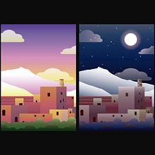 Torre de la Vela. Desenho, Ilustração tradicional e Ilustração digital projeto de Sara Palomo Campesino - 11.08.2020