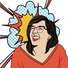Retratos ilustrados corporativos Débora Rodfer . Een project van  Tekening, Traditionele illustratie y Digitale illustratie van Marina Muñoz García - 11.06.2019