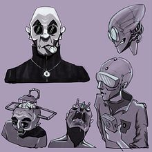 Work in progress (concept art for a short cyber punk movie). Character Design, Film, Stor, and board project by Marko Janev - 08.11.2020