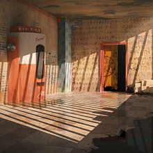 Corridor of Madness . Seni Konsep, Ilustrasi tradisional, Ilustrasi Digital, Dan pemodelan 3D proyek oleh Randi Alejandro Sánchez Verduga - 12.11.2019