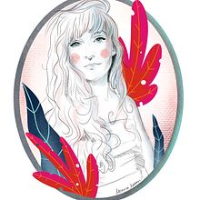 Sobre mí!. Traditional illustration, and Digital Illustration project by Mónica Robles M. - 07.11.2020