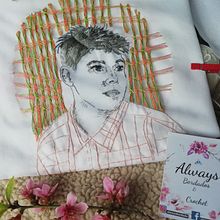 Proyecto final de retrato bordado . Embroider project by Paola Gorosito - 08.12.2020