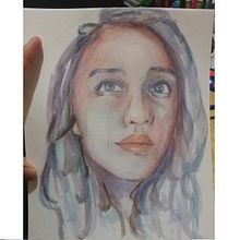 Mi Proyecto del curso: Retrato artístico en acuarela. Portrait Drawing, and Watercolor Painting project by Yocelyn Bugueño Patiño - 08.12.2020