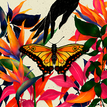 Mi Proyecto del curso: Ilustración flat con Photoshop. Un proyecto de Ilustración tradicional, Ilustración botánica, Ilustración digital y Pattern Design de Maria Gutiérrez Spluga - 12.08.2020