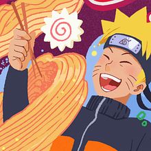 Happy Birthday, Naruto. Comic, and Traditional illustration project by Akimaro - 10.10.2020