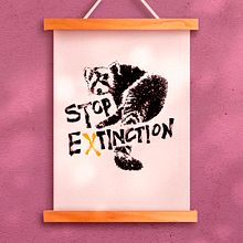 Stop extinction. Un proyecto de Decoración de interiores, Dibujo, Dibujo artístico, Dibujo realista, H, lettering, Ilustración tradicional y Lettering de María José Andúgar - 12.08.2020