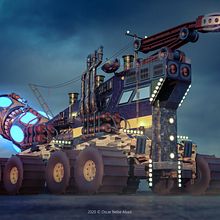 Space Truck. Un progetto di 3D e Arte concettuale di Oscar 'Nebe' Abad - 17.03.2020