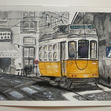 Lisboa. Un progetto di Pittura ad acquerello di Jennifer - 13.08.2020