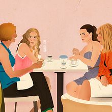 FRIENDS SERIES by MN-H Studio. Un progetto di Disegno, Direzione artistica e Illustrazione tradizionale di Marta Noguera-Homs - 13.08.2020