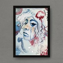 Mi Proyecto del curso: Retrato ilustrado en acuarela. Un proyecto de Dibujo de Retrato, Ilustración tradicional y Pintura a la acuarela de Yerimay Bethencourt - 20.08.2020