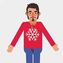 Feliz navidad y prospero 2021. Advertising, 2D Animation, and Traditional illustration project by Gabriel Fernández - 12.22.2020