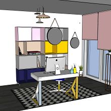 Meu projeto do curso: Iniciação ao design de interiores. Een project van  Interieurdecoratie van Inês Mota - 14.08.2020