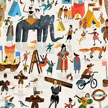 Frost Fair. Un progetto di Illustrazione tradizionale di Nicholas Stevenson - 14.08.2020