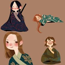Character Illustration & sketches. Un progetto di Disegno digitale, Character design, Illustrazione tradizionale, Illustrazione digitale e Illustrazione infantile di Rocio Jove - 15.08.2020