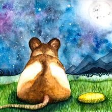 Ratoncito Pérez . Watercolor Painting project by blancanieves00 - 08.15.2020