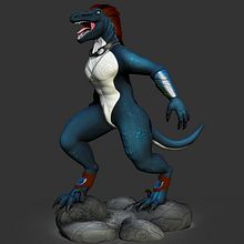 Del concept art a la criatura final. Un proyecto de Diseño de personajes, Diseño de personajes 3D y Modelado 3D de Rodrigo Yair Guillén Flores - 04.12.2020