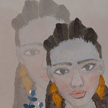 Mi Proyecto del curso: Retrato ilustrado en acuarela. Un projet de Illustration traditionnelle de geicepn - 15.08.2020