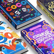 Lettering+ Illustration | Book set. Editorial Design, Traditional illustration, Lettering, and Digital Lettering project by Ana Moreno - 12.18.2019