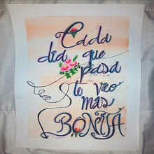 Mi Proyecto del curso: Caligrafía con pinceles de agua para principiantes Ein Projekt aus dem Bereich  von Juliana M - 15.08.2020