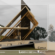 Capilla: LADERAS DE SAN RAFAEL. Un proyecto de 3D, Arquitectura, Arquitectura digital, Arte urbano, Diseño e Infografía de Alejandro Vanegas - 08.05.2018