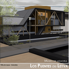 Museo de memoria: LOS PUENTES DE LEYVA. 3D, 3D Animation, Architecture, Digital Architecture, Street Art, Interior Design, and Set Design project by Alejandro Vanegas - 10.09.2019