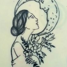 Mi Proyecto del curso: Tatuaje para principiantes. Street Art, Creativit, Pencil Drawing, Digital Drawing, and Digital Illustration project by Pamela Navarro García - 08.15.2020