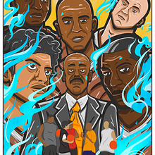 Mi Proyecto del curso: Ilustración vectorial: más volumen y rock and roll- Coach Carter. Traditional illustration project by Nicolas Prieto - 08.15.2020
