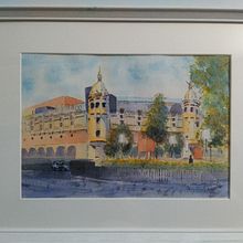 Mi Proyecto del curso: Dibujo arquitectónico con acuarela y tinta. Fine Arts project by Raquel Fornells - 08.15.2020