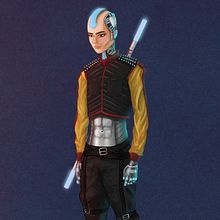 CYBERPUNK Aang. Character Design, Digital Illustration, and Digital Painting project by Gustavo Pommerening - 08.15.2020