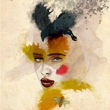 Mujer Cuervo: Técnicas de ilustración con acuarela digital. Projekt z dziedziny  Kompoz, cja w fotografii, Kreat, wność, R, sunek ołówkiem, Portret, Ilustracja c i frowa użytkownika Maika - 16.08.2020