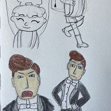 My project in Introduction to the Creation of Cartoon Style Characters course . % gwenbr29 tarafından hazırlanan 2D Animasyon, Ve Çizim projesi - 08.21.2020