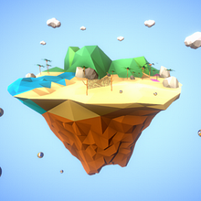 Mi Proyecto del curso: Modelado de escenarios low poly para videojuegos. Un progetto di 3D, Animazione 3D e Progettazione di videogiochi di Marlene Navarro - 16.08.2020