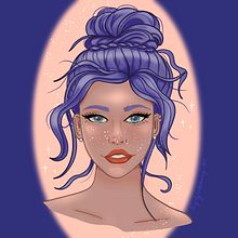 Mi Proyecto del curso: Retrato de personajes femeninos con Procreate. Drawing, Digital Drawing, and Traditional illustration project by Mamen Velasco - 08.25.2020