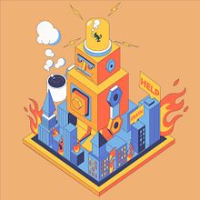 Mi Proyecto del curso: Ilustración vectorial isométrica desde cero. Animation, Comic, Concept Art, and Design project by edwinpinedojr - 08.17.2020