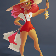 Meu projeto do curso: Pintura digital de personagens: ilustre com luz e cor. Un progetto di Disegno digitale di Henrique Eger - 13.09.2020