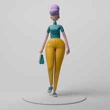 Girl PWR. 3D, Animação 3D, Design de personagens 3D, Design de personagens e Ilustração tradicional projeto de Itsacat&Goodog - 18.01.2021