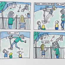 My project in Introduction to Autobiographical Comics course. Comic project by amawebs2 - 08.18.2020