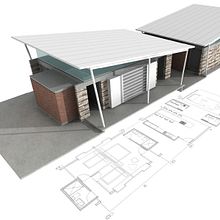 02. Townhouses at Puerto Piritu. Un projet de 3D, Architecture , et Modélisation 3D de Manuel Carballo - 18.08.2020