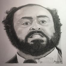 Retrato Luciano. Een project van  Portrettekening van Alberto Murazzo - 18.08.2020