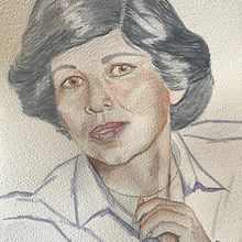 RETRATO EN ACUARELA - MAMÁ OJOS COLOR ÁMBAR. Een project van  Beeldende kunst,  Portrettekening y Aquarelschilderen van Carolina Salazar Rincón - 10.05.2020