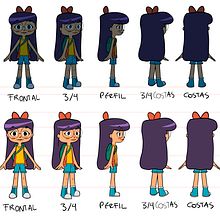 Mi Proyecto del curso: Diseño de personajes para animación con Photoshop. Un proyecto de Diseño de personajes e Ilustración digital de Andrea Sosa - 18.08.2020