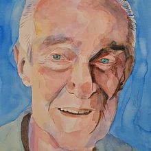 Grandpa Bene. Watercolor Painting project by Anderson Amorim - 08.22.2020