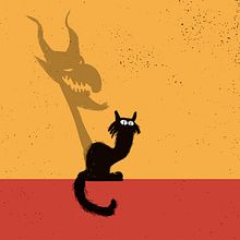 Le chat satanique. Un progetto di Animazione 2D, Animazione di personaggi, Disegno, Illustrazione tradizionale, Illustrazione digitale e Character design di Nicola Marras - 19.08.2020