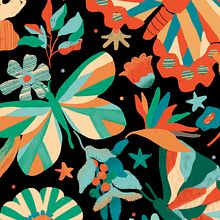 Meu projeto do curso: Ilustração flat com Photoshop (@zonizom). Printing, Traditional illustration, Botanical Illustration, and Digital Illustration project by Bárbara Dantas - 11.05.2020